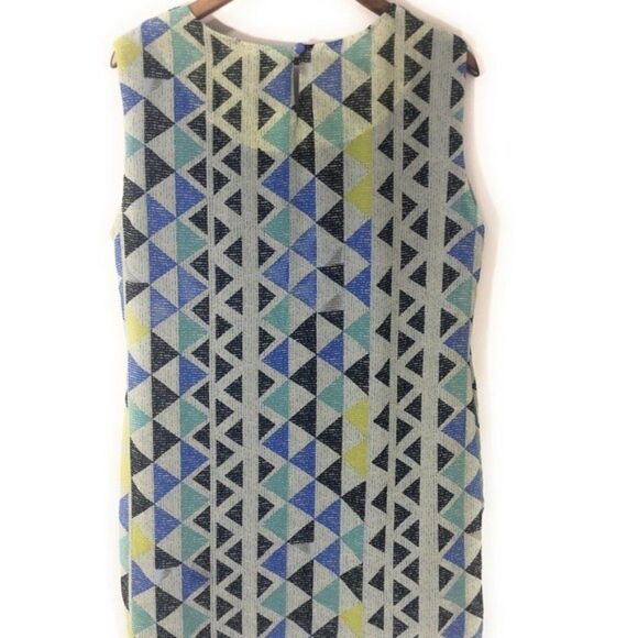 Umgee Boutique Geometric Sleeveless Shift Dress - Picture 2 of 6
